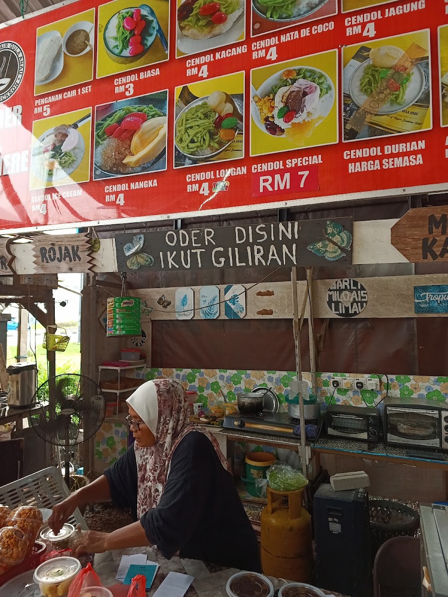 Cendol gula anau, Penganan Cair - 8