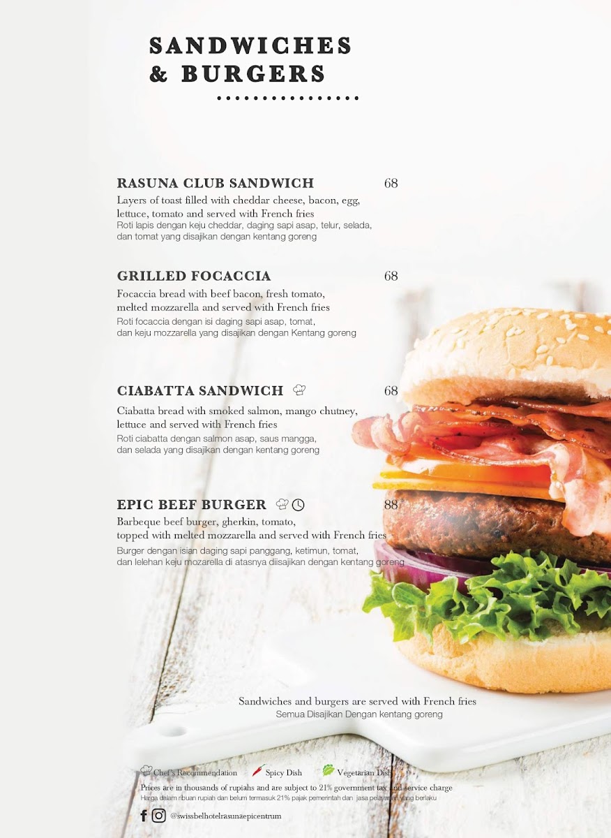 Swiss-Café at Swiss-Belresidences Rasuna Epicentrum - 1