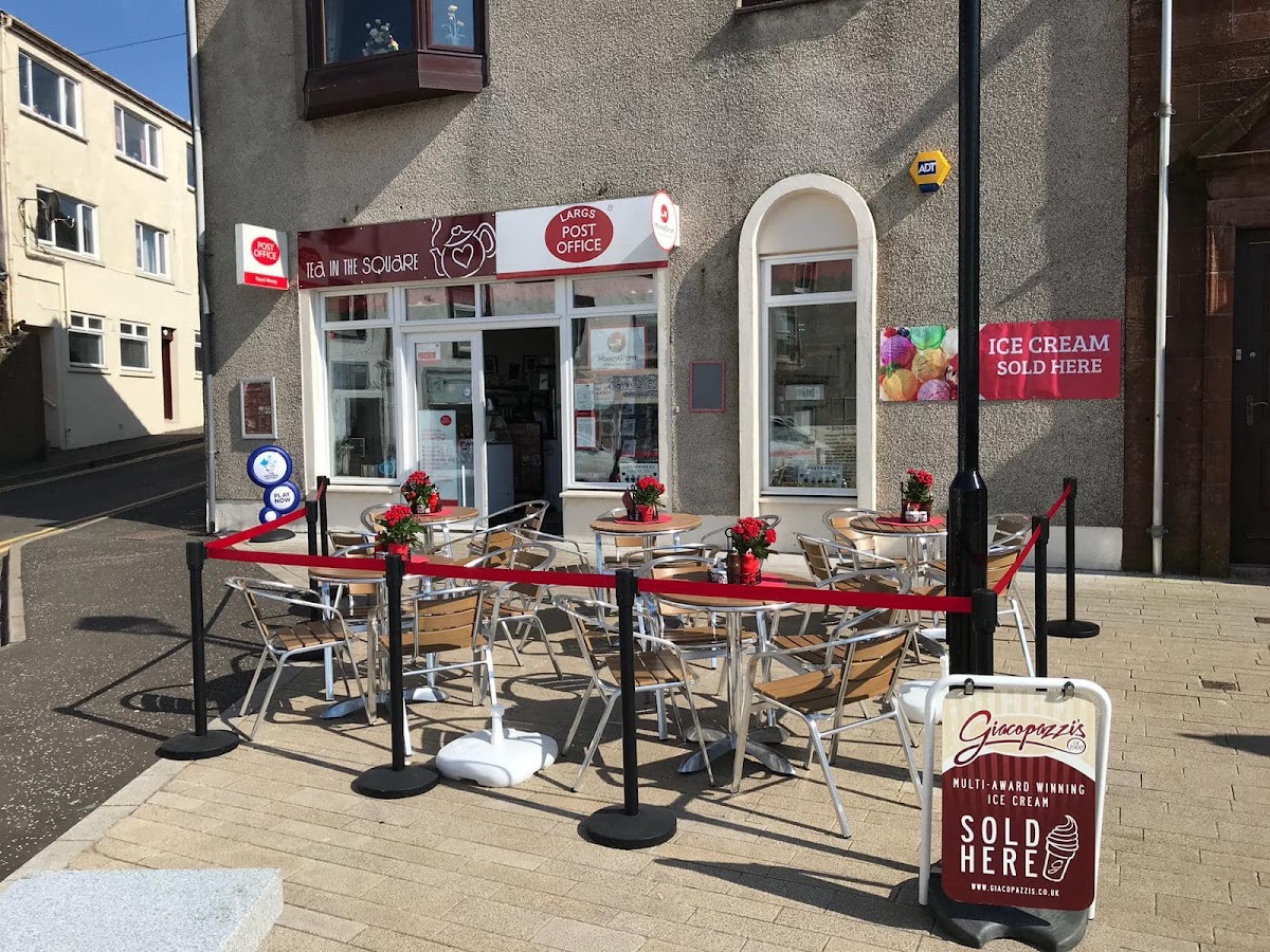Largs Post Office and Tea in the Square Cafe