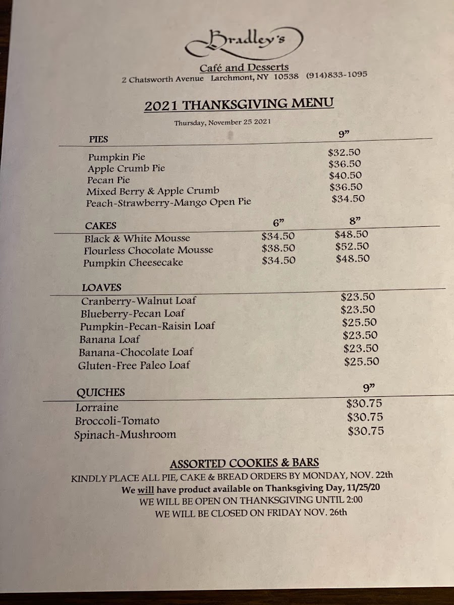 Bradley's Desserts & Catering - 5
