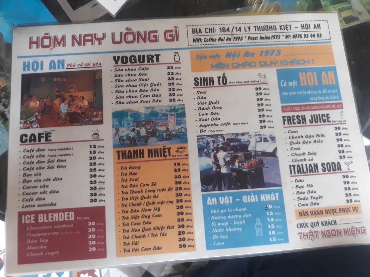 Tiệm Cà Phê Hội An 1975 - 1