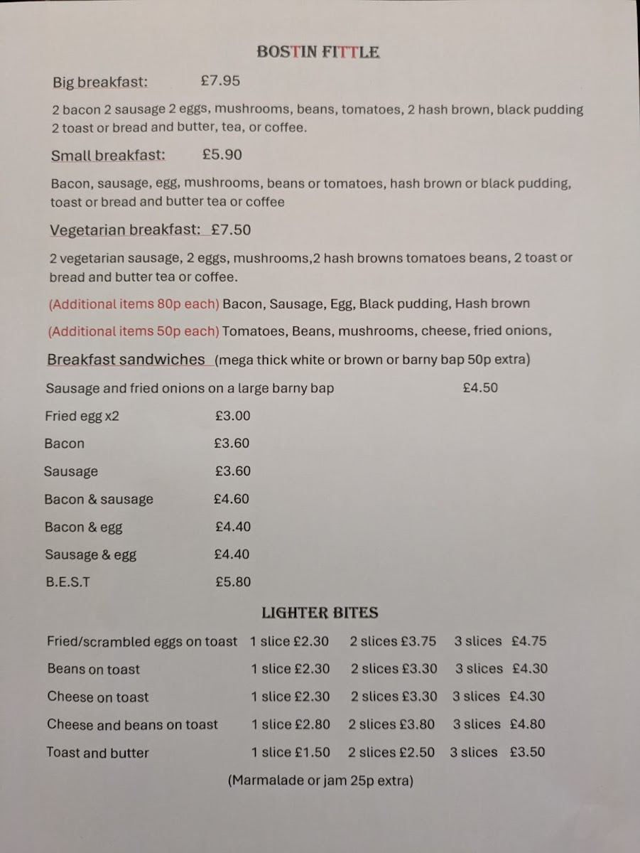 Heath Hill Café, Bostin Fittle - 1