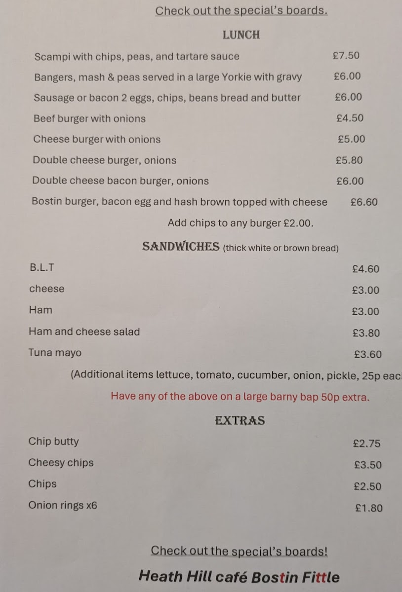 Heath Hill Café, Bostin Fittle - 2