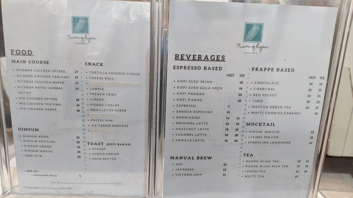 Ruang Hijau Coffee Shop - 1