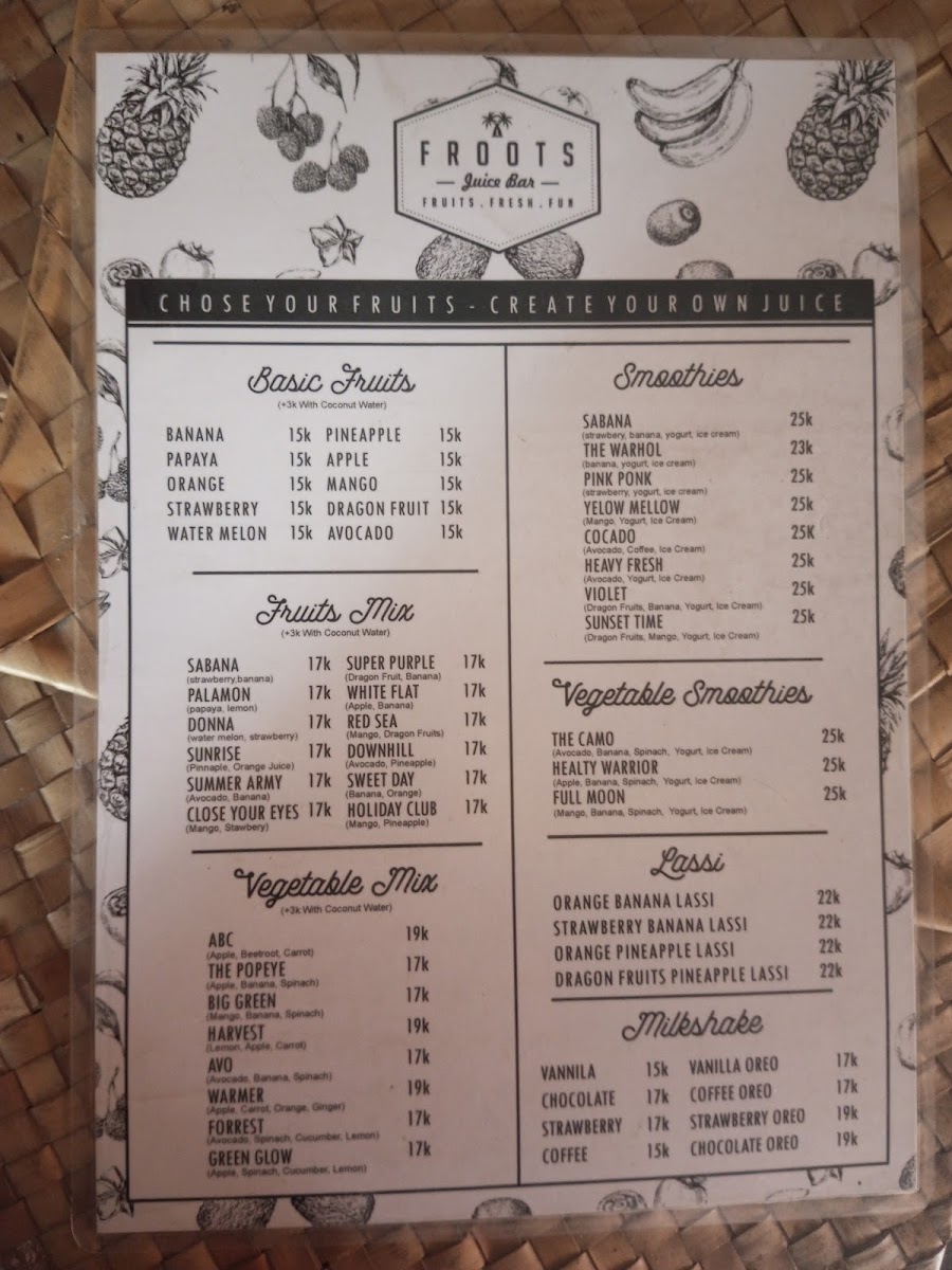 Froots Juice Bar - 1