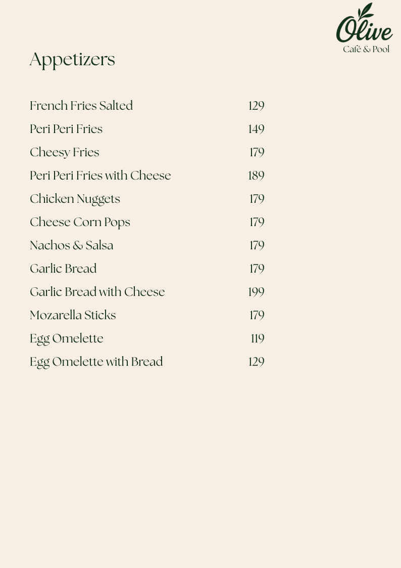 Olive - Cafe & Pool - 1