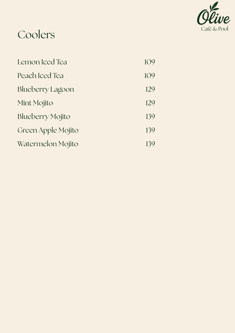 Olive - Cafe & Pool - 7