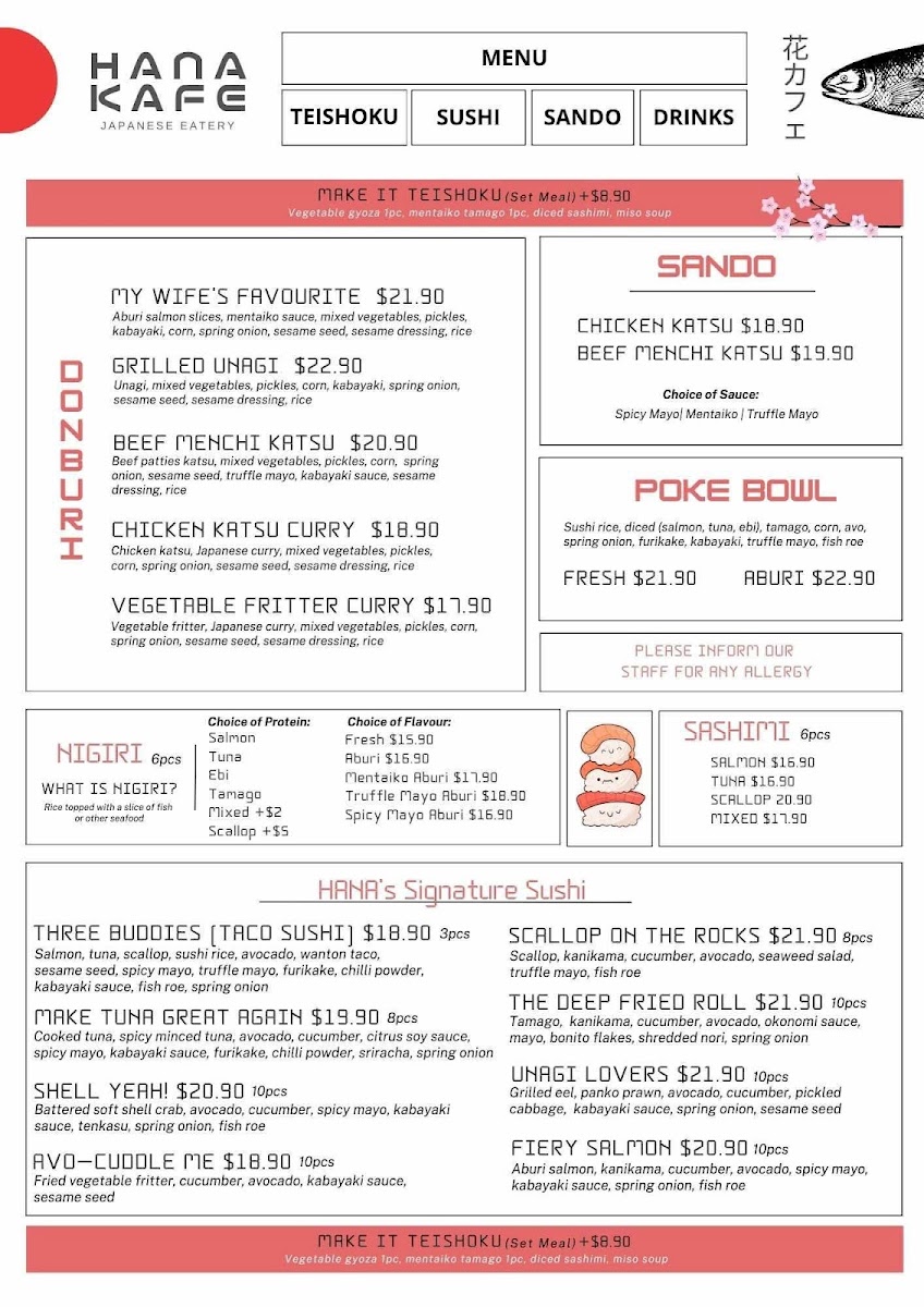 Hana Kafe Japanese Eatery - 1