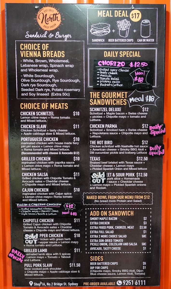 North Sandwiches and Burger Bridge St - 10