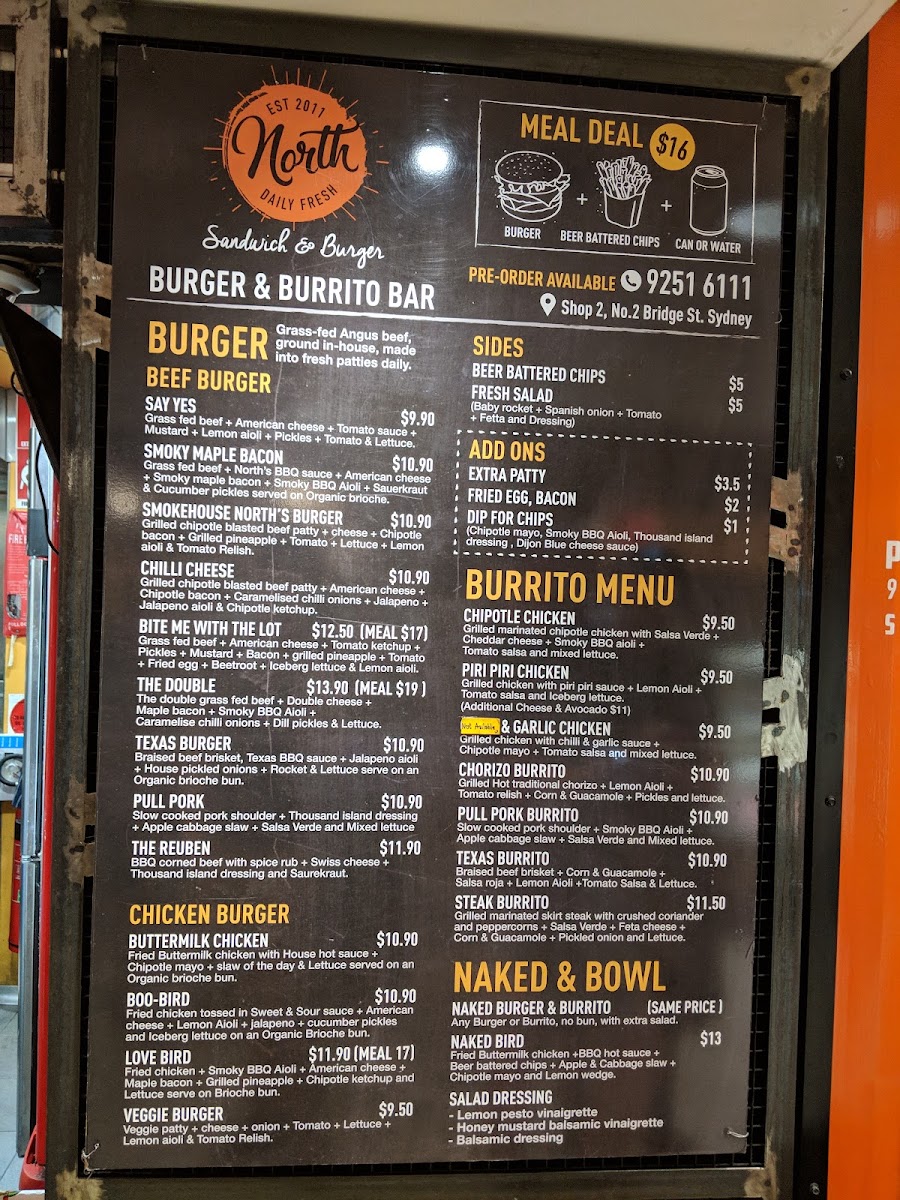 North Sandwiches and Burger Bridge St - 9